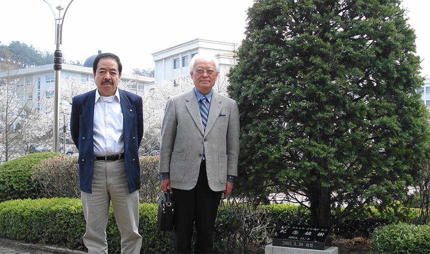 2007, 일본덕도대학(도쿠시마대학교) 나토리교수 방문
